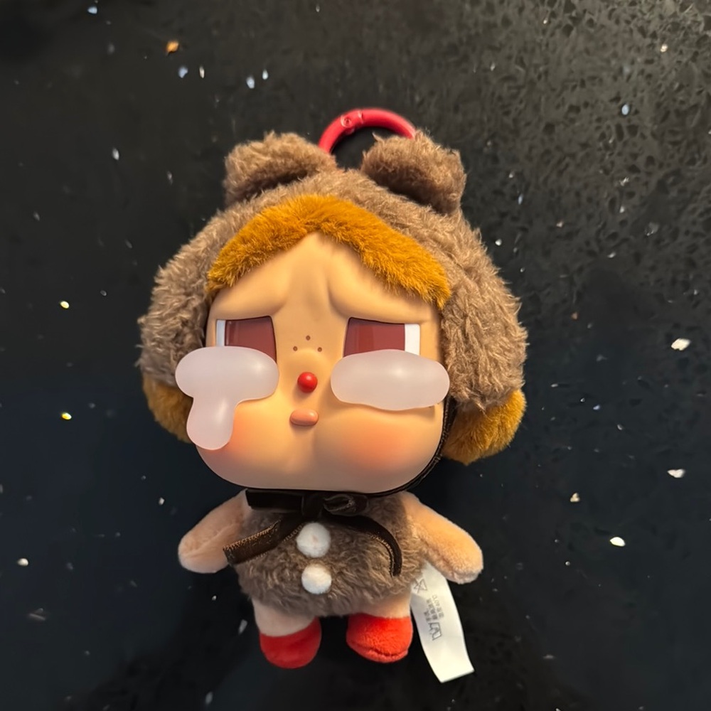 Charming Brown and Red Chibi Stuffed Animal ( open box)